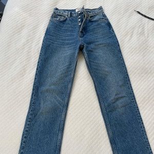 Cynthia High Rise Straight Jeans